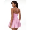 Tennis Dress for Women Sleeveless Ruffle Cami Bubble Dress with