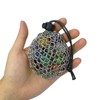 Drawstring D&D Dice Bag - Large Capacity Stainless Steel Chainmail