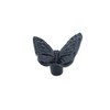MY MIRONEY 6-Pack Butterfly Drawer Knobs Black Cabinet Decorative Pull