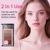 Beauty7 Brown Eyebrow Extensions Matte Individual Eyebrow False Lash Extension