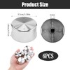 6 Pcs 6mm Gas Cooker Knob Universal Zinc Alloy Adjustment