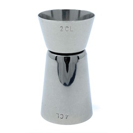 Jigger 2cl 4cl Double Measuring Cup 971 Measuring Cup Cocktail 20ml 40ml Stainless Steel Bar Measure Dispenser Alcohol Certificate Bar