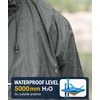 SWISSWELL Rain Jacket Men Waterproof Windbreaker, Lightweight Hooded Raincoat for