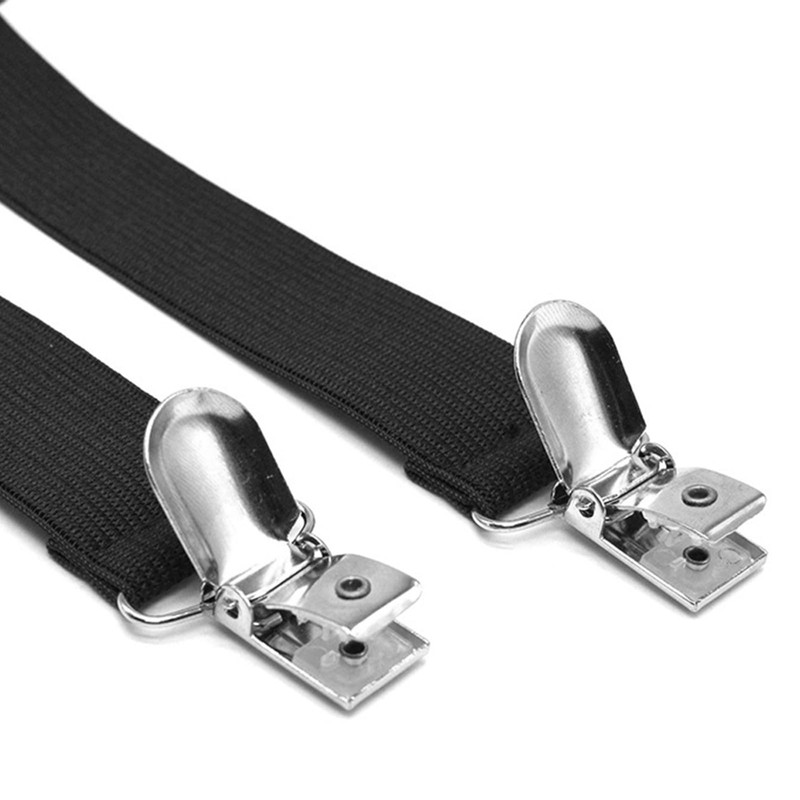 Glove Clips, 2 Pack Adjustable Mitten Clips with Long Elastic