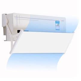 DOOGDOOG AIRE Acondicionado Deflector de AIRE Acondicionado Retractable Deflexón de 180 Degrees (White)