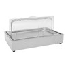 GMSLuu Ice Food Serving Display Tray, Stainless Steel Buffet Condiment
