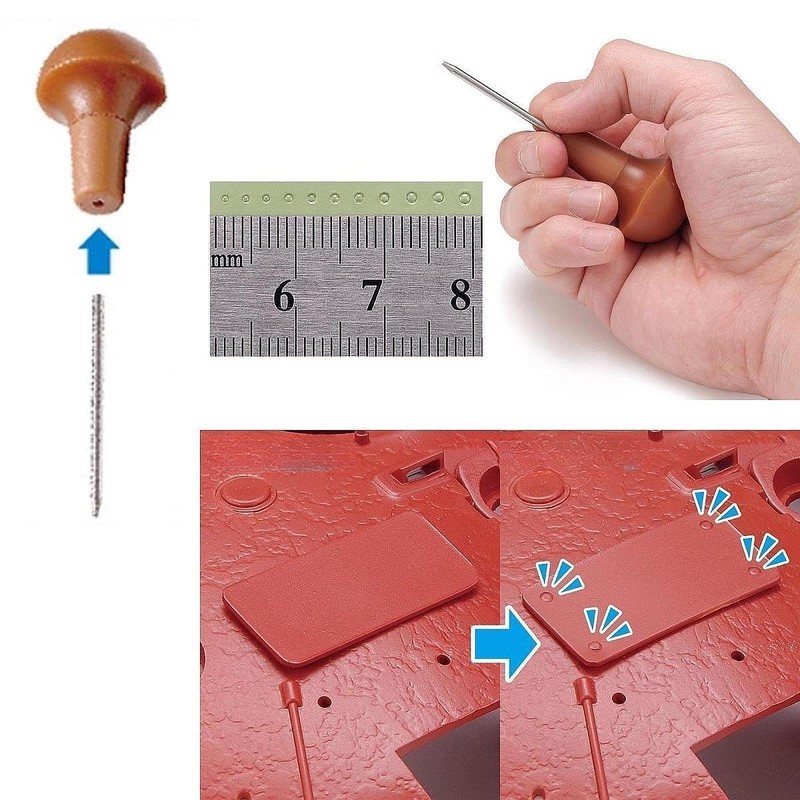 MagiDeal Rivet Tool Set Mecha Craft Set Multipurpose Hand Tools