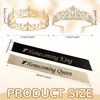 Saintrygo 4 Pcs Homecoming King and Homecoming Queen Crown Set