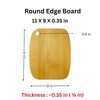 Set of 12, Bulk Bamboo Cutting Boards with Hole –
