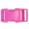 Paracord Planet 5/8 Inch Contoured Side Release Buckle (Bright Pink,