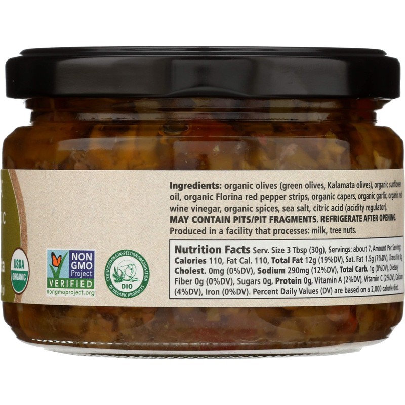Divina Organic Olive Bruschetta Spread, 8.1 Ounce