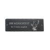 Door Sign Deer Head Antlers Engraved with Desired Text Made