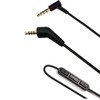 Sqrmekoko QC3 Replacement Inline Remote Microphone Extension Audio Cable Cord