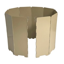 Seekdem SD-WSC10BG Windscreen, Height 9.4 inches (24 cm), Length 26.0 inches (66 cm), Folding Burner, Gas Stove, Windshield, Camping, Outdoors, Barbecues, 10-Piece Connection, Dedicated Storage Bag