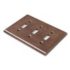Monarch Abode 17009 Triple Switch Hand Hammered Toggle Decorative Wall