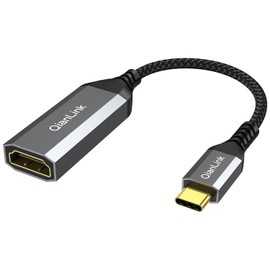 QianLink USB Type C to HDMI Adapter, USB C to HDMI 4K Cable [Thunderbolt 3/4] for MacBook Pro/Air 2023, iPhone 15 16 Pro Max, Dell XPS, Pixelbook, Surface, IPad Pro, iMac, XPS 17, Galaxy S23 and More