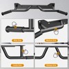 Kipika Pull Up Bar for Doorway Wall Mounted Multi-Grip Strength