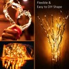 Beieverluck 8 Pack Solar Powered Fairy Lights Outdoor Waterproof 33FT