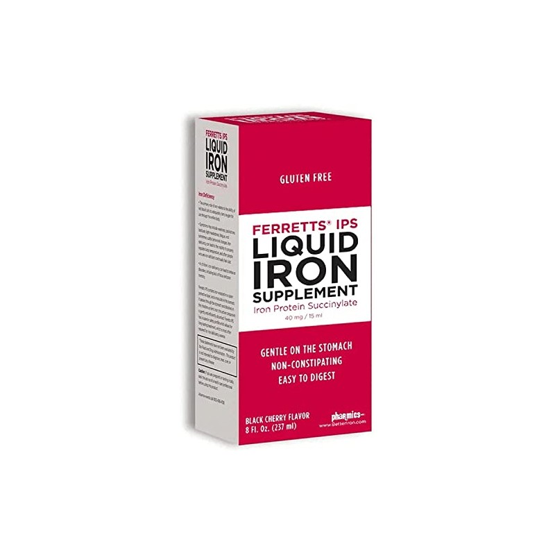 Ferretts IPS Liquid Iron Supplement (Pack of 4)