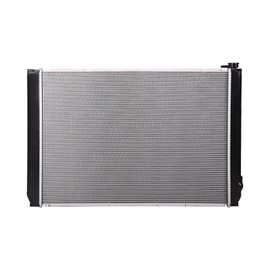 Lynol Cooling System Complete Aluminum Radiator Compatible With 2007-2009 Lexus RX350 V6 3.5L Without Tow Package Crossflow Direct Replacement