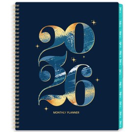 2026 Monthly Planner - 2026 Monthly Calendar Planner from January 2026-December 2026, 8.5''x11'', 12 Months with Tabs, Large Daily Blocks, Inner Pocket