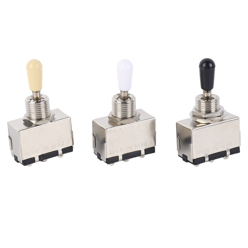 3Pcs Electric Guitar Toggle Switch 3 Way Voice Changeover Shifter