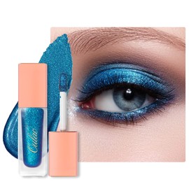 Oulac Liquid Eyeshadow Glitter - Waterproof Glitter Eye Make-Up with a Stunning and Shimmer Look, Non-Alcoholic, Non-Greasy, Vegan Friendly, 5.4 g, Ocean Treasure (10)
