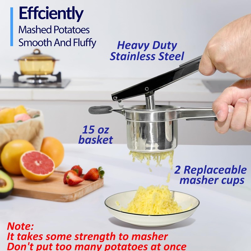 SPEENSUN Potato Ricer, Ricer for Mashed Potatoes, 15oz and 2