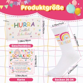 Gift First Day of School Girls, School Child Socks 27-30/31-34 Girls, Cotton Socks School Child 2025 Girls School Cone Filling First Day of School Gift, pink