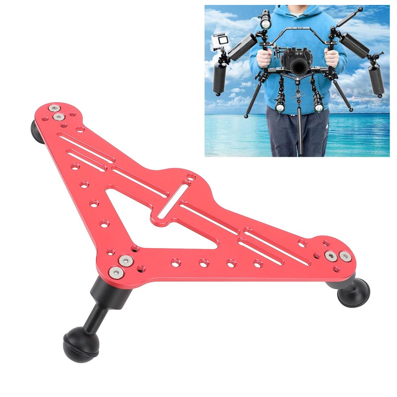 Diving Tray Rig Video Triangular Stabilizer Tripod Base Bracket SLR