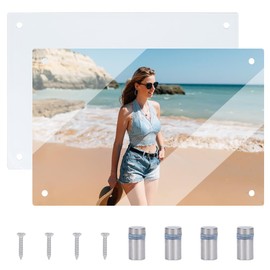 OLYCRAFT Sublimation Glass Photo Blanks 20x30cm Bulk Blank Tempered Glass Frame Sublimation Photo Sign Blank Sublimation Glass Photo Frame DIY Picture Wall Frame for DIY Printing Wall Room Decor