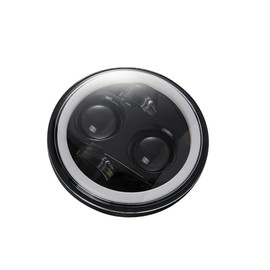 5.75 inch LED Headlight Motorcycle Projector Headlamp Super Wide Angle Driving Light GTRH