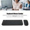 2.4G Wireless Keyboard Mouse Combo Ergonomic 64 Key Keyboard 3