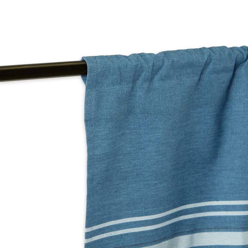 DII Window Valance Collection, 100% Cotton, Pre-Shrunk, Machine Washable, 2
