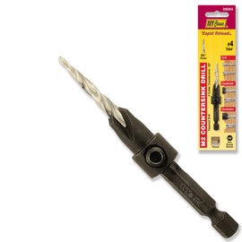 IVY Classic 09064#4 7/64" Countersink Tapered Drill Bit, M2 HSS, 1/Card