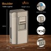 Visol Boulder Butane Torch Quad Flame Refillable Gas Lighter, Built