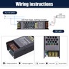 Lustaled 120W DC 24V LED Power Supply Driver - Waterproof