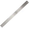 Straight Ruler, 11.8 inches (30 cm), Steel Ruler, Stainless Steel