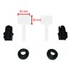 Juego De Tornillos Para Asiento Wc Pm96