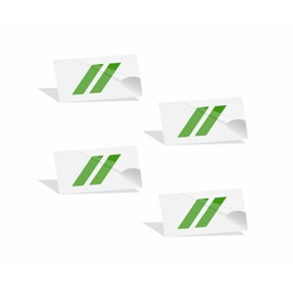 Hash Rhombus Center Cap Overlay Decals- 2019-2024 Durango - (Color: Lime Green)