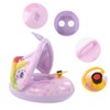 Inflatable Baby Swim Float Cartoon Shape Double Handle Inflatable Baby