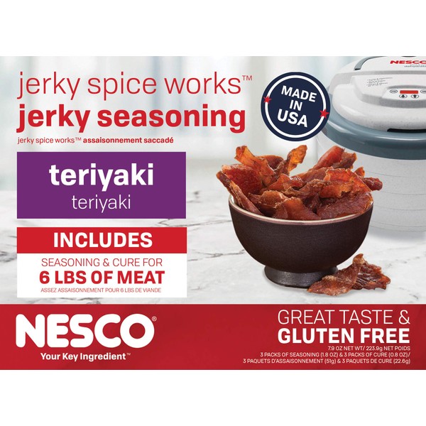 Nesco BJT-6, Jerky Spice Works, Teriyaki Flavor, red, 6 Pound (Pack of 1)