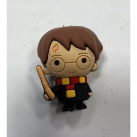 Crafty Mama Wholesale 1 pc. Silicone Focal Bead, Beadable accessories Wizard Magic Hedwig