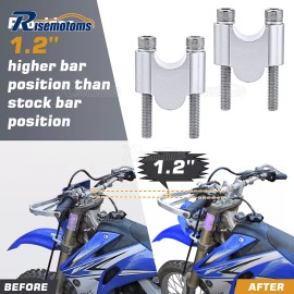 RI For Triumph Honda CRF250L VTX 1300 1800 CNC 7/8" Handlebar 30mm Riser Lift Kit