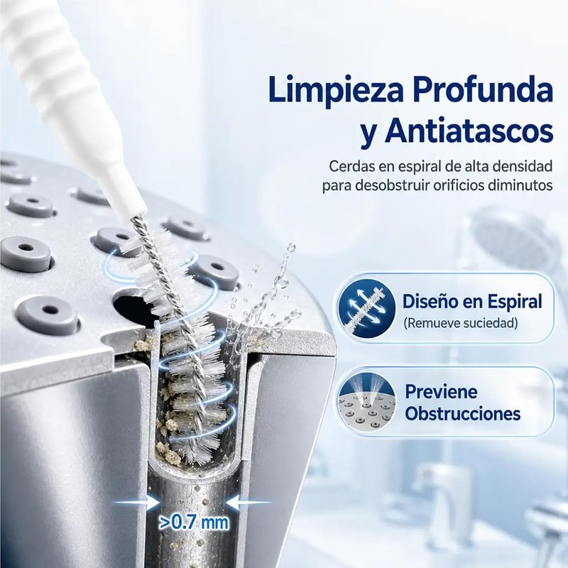 50pcs Cepillo de Limpieza para Cabezal de Ducha,Cepillo para Regadera