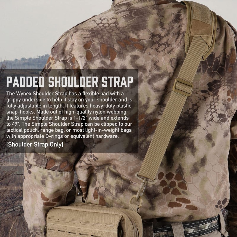 WYNEX Shoulder Strap Pad for Tactical Bag, Universal Bag Strap