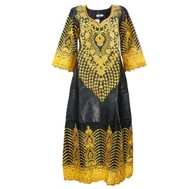 HD Traditional African Bazin Dress for Woman Rhinestone Full Length Wedding Dress Embroidery Black Lace Dashiki Maxi Dresses with Headwrap 2XL