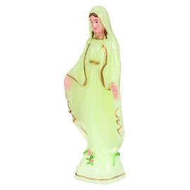 VALICLUD Madonna Virgin Mary Statue Glow in The Dark Our Lady of Statue Luminous Catholic Religious Figures for Mothers Day Decorations Mercy