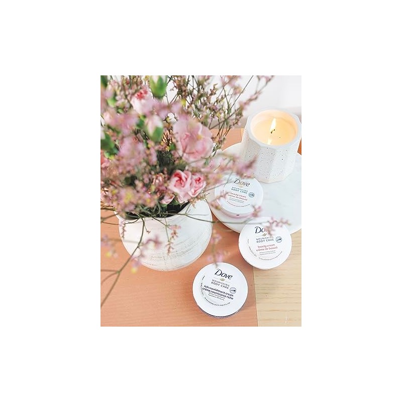 Dove Crema Hidratante para Rostro, Manos y Cuerpo - Piel