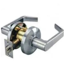 CAL-ROYAL Door Lever Passage Set PRE-30 Polished Chrome Finish